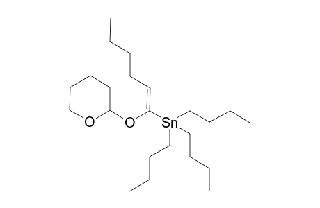 (E)-1-Tetrahydropyran-2-yl)oxy-1-tributylstannyl-1-hexene