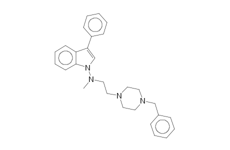 (1H)Indole, 1-[2-(4-benzylpiperazin-1-yl)ethyl(N-methyl)amino]-3-phenyl-