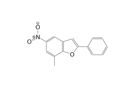 benzofuran, 7-methyl-5-nitro-2-phenyl-