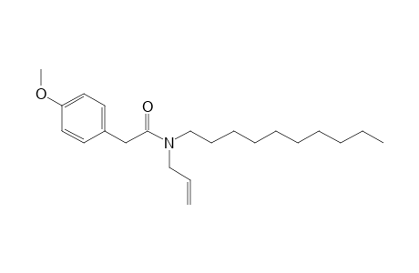 Acetamide, N-allyl-N-decyl-2-(4-methoxyphenyl)-