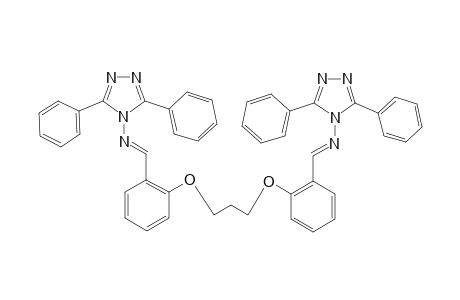 1,3-BIS-[ORTHO-(N-METHYLIDENAMINO-3,5-DIPHENYL-4H-1,2,4-TRIAZOLE-4-YL)-PHENOXY]-PROPANE