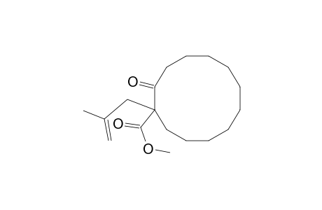 Methyl 1-(2'-methyl-2'-propenyl)-2-oxocyclododecanoate