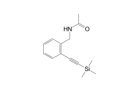 N-{[2-(Trimethylsilyl)ethynyl]benzyl}acetamide