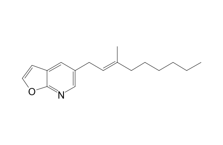 5-(3-Methylnon-2-enyl)furo[2,3-b]pyridine
