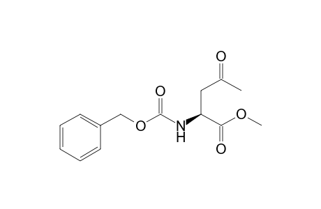 (S)-2-Benzyloxycarbonylamino-4-oxo-pentanoic acid methyl ester