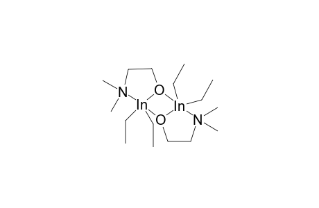 Bis{.mu.-[2-(dimethylaminoethanolato-N,O:O]}tetraethyldiindium