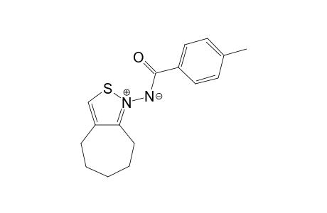 (4-methylbenzoyl)(5,6,7,8-tetrahydro-4H-cyclohepta[c]isothiazol-1-ium-1-yl)amide