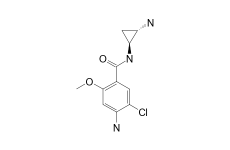 (+/-)-(TRANS)-4-AMINO-N-(2-AMINO-1-CYCLOPROPYL)-5-CHLORO-2-METHOXY-BENZAMIDE