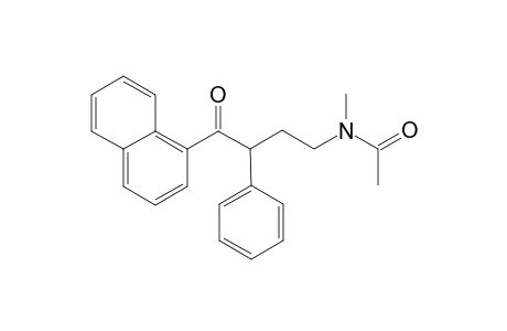 N-Methyl-N-(4-(naphthalen-1-yl)-4-oxo-3-phenylbutyl)acetamide