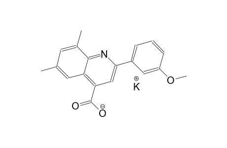 potassium 2-(3-methoxyphenyl)-6,8-dimethyl-4-quinolinecarboxylate