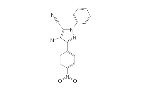 4-AMINO-3-(4-NITROPHENYL)-1-PHENYL-1H-PYRAZOLE-5-CARBONITRILE