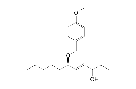 (6R,4E)-6-O-((p-Methoxyphenyl)methyl)-2-methyl-4-undecene-3,6-diol