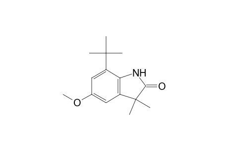 7-tert-Butyl-5-methoxy-3,3-dimethyl-2-indolinone