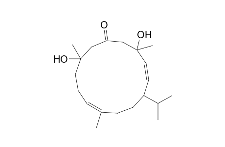 4,8-Dihydroxy-2,11-cenbradien-6-one