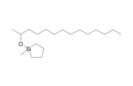 1-Methyl-1-[(1-methyltridecyl)oxy]silolane