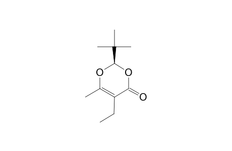 (2R)-2-tert-Butyl-5-ethyl-6-methyl-4H-1,3-dioxin-4-one