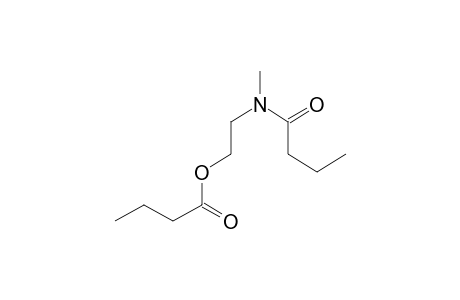 Butanoic acid, 2-[methyl(1-oxobutyl)amino]ethyl ester