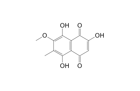 7-Methoxy-6-methyl-2,5,8-trihydroxy-1,4-naphthoquinone