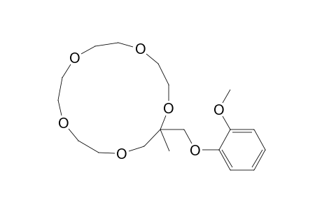 2-Methyl-2-[[(2-methoxyphenyl)oxy]methyl]-15-crown-5