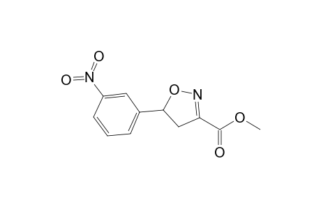 Methyl 5-(3-nitrophenyl)isoxazoline-3-carboxylate