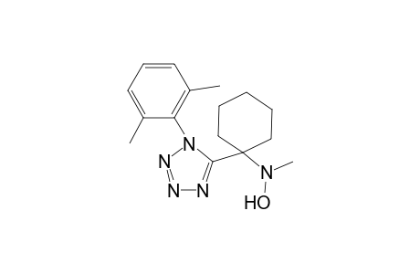 N-[1-[1-(2,6-dimethyl-phenyl)-1H-tetrazol-5-yl]-cyclohexyl]-N-methyl-hydroxylamine