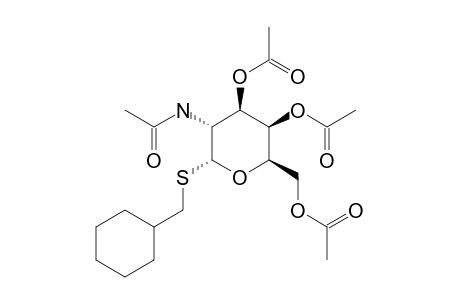 CYCLOHEXYLMETHYL-2-ACETAMIDO-2-DEOXY-1-THIO-3,4,6-TRI-O-ACETYL-ALPHA-D-GALACTOPYRANOSIDE