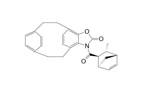 (+)-(R)-3-[((1'S,2'S,3'R,4'R)-3'-METHYLBICYCLO-[2.2.1]-HEPT-5'-EN-2'-YL)-CARBONYL]-[2.2]-PARACYCLOPHANO-[4,5-D]-1,3-OXAZOL-2-(3H)-ONE