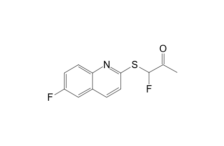 ALPHA,6-DIFLUORO-ALPHA-(2-QUINOLYLTHIO)-2-PROPANONE