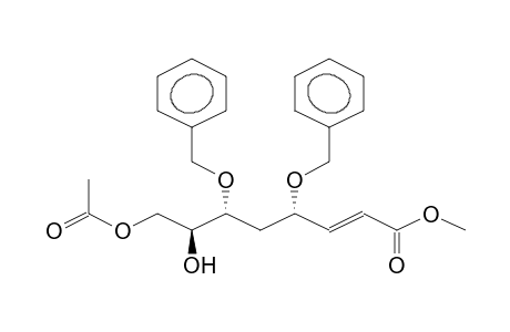 METHYL-8-ACETOXY-7-HYDROXY-4R,6S-DIBENZYLOXYOCT-2(E/Z)-ENOATE