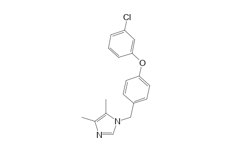 1H-Imidazole, 1-[[4-(3-chlorophenoxy)phenyl]methyl]-4,5-dimethyl-