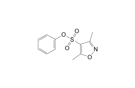 3,5-dimethyl-4-isoxazolesulfonic acid, phenyl ester