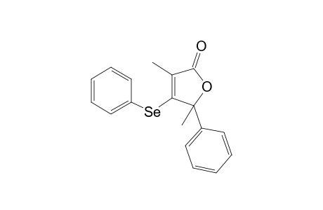 3,5-Dimethyl-5-phenyl-4-phenylselanyl-5H-furan-2-one