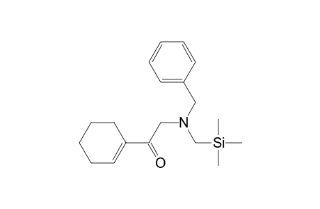 2-[N-Benzyl-N-[(trimethylsilyl)methyl]amino]-1-(1'-cyclohexenyl)-1-ethanone
