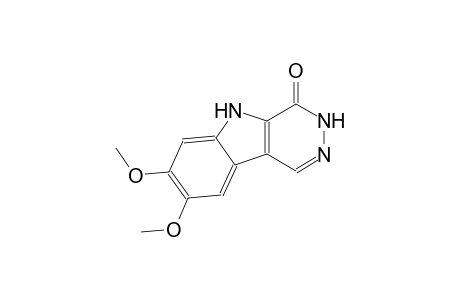 7,8-dimethoxy-3,5-dihydro-4H-pyridazino[4,5-b]indol-4-one