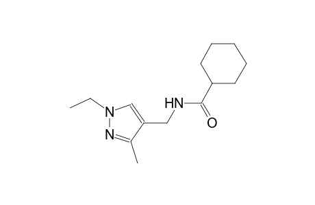 N-[(1-ethyl-3-methyl-1H-pyrazol-4-yl)methyl]cyclohexanecarboxamide