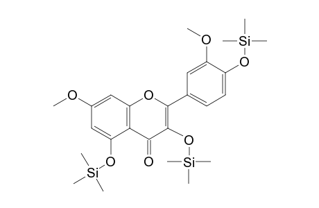 Quercetin <7,3'-dimethyl->, tri-TMS