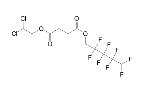 Succinic acid, 2,2,3,3,4,4,5,5-octafluoropentyl 2,2-dichloroethyl ester