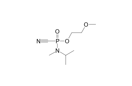 O-methoxyethyl N-isopropyl N-methyl phosphoramidocyanidate