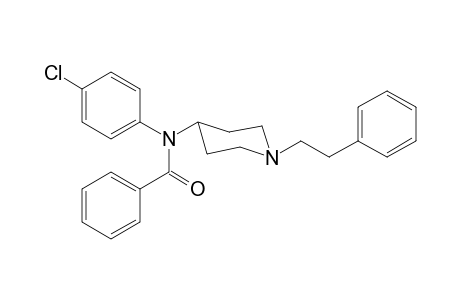 N-(4-Chlorophenyl)-N-[1-(2-phenylethyl)piperidin-4-yl]benzamide