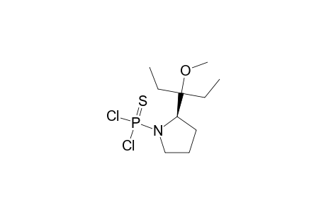 N-DICHLOROTHIOPHOSPHORYL-2-(1'-METHOXY-1'-ETHYLPROPYL)-PYRROLIDINE