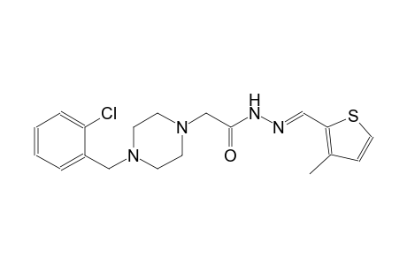 1-piperazineacetic acid, 4-[(2-chlorophenyl)methyl]-, 2-[(E)-(3-methyl-2-thienyl)methylidene]hydrazide