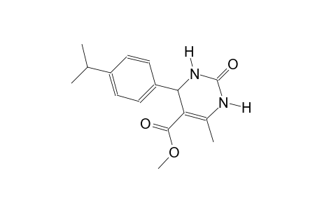 5-pyrimidinecarboxylic acid, 1,2,3,4-tetrahydro-6-methyl-4-[4-(1-methylethyl)phenyl]-2-oxo-, methyl ester