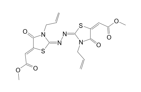 Dimethyl (2Z,2'Z)-2,2'-[(2E,2'E)-2,2'-(Hydrazine-1,2-diylidene)bis(3-allyl-4-oxathiazolidine-5,2-diylidene)]diacetate