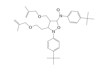 2-(4-TERT.-BUTYLPHENYL)-5-[N-(4-TERT.-BUTYLPHENYL)-HYDROXYAMINO]-3-(5-METHYL-3-OXA-5-HEXENYL)-4-(4-METHYL-2-OXA-4-PENTENYL)-ISOXAZOLIDINE