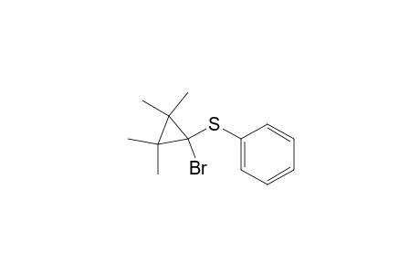 Benzene, [(1-bromo-2,2,3,3-tetramethylcyclopropyl)thio]-