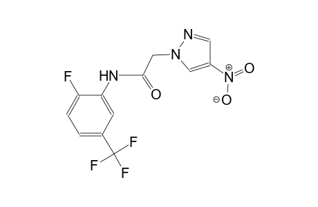N-[2-fluoro-5-(trifluoromethyl)phenyl]-2-(4-nitro-1H-pyrazol-1-yl)acetamide
