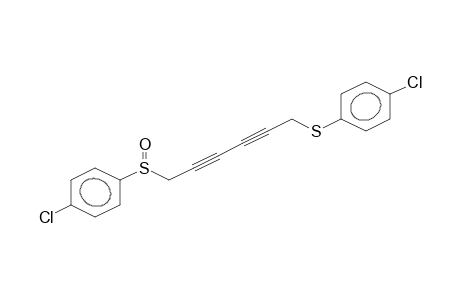 6-(4-Chloro-phenylthio)-1-(4-chloro-phenyl-sulfinyl)-hexa-2,4-diyne