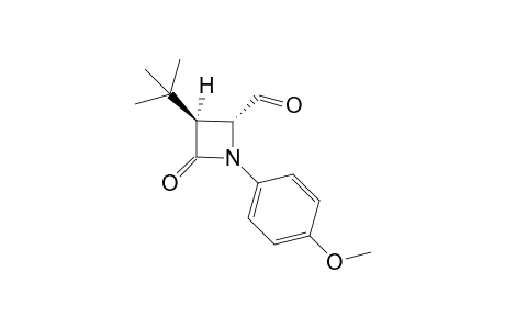 (2R,3S)-3-tert-butyl-1-(4-methoxyphenyl)-4-oxidanylidene-azetidine-2-carbaldehyde