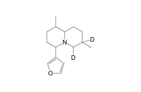 6,7-Dideuterio-deoxynupharidine