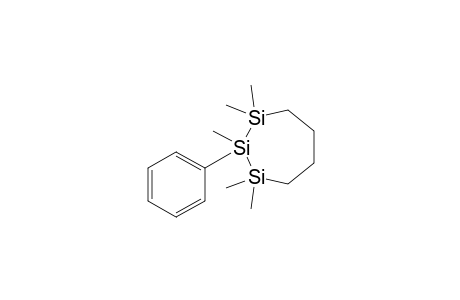 1,1,2,3,3-Pentamethyl-2-phenyl-1,2,3-trisilacycloheptane